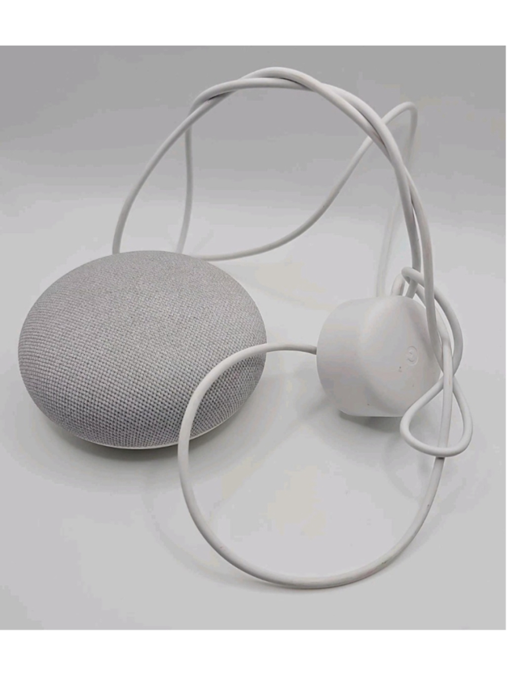 Google Nest Mini H2C 2nd Gen Smart Speaker With Power Adapter Tested & Working